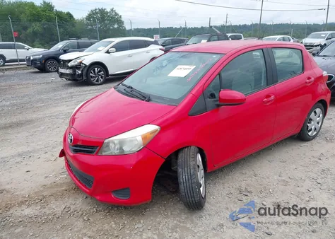 2012 Toyota Yaris Le from USA, damaged, VIN JTDKTUD36CD502293